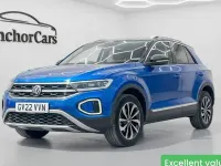 Used VW T-Roc Style 110 HP (80 kW) 2022 Blue SUV