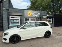 Used Mercedes B200 AMG line 2018 White Hatchback