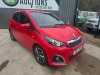 Used Peugeot 108 Allure 82 HP (60 kW) 2017 Red Hatchback