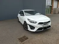 Used Kia Ceed GT-Line 158 HP (116 kW) 2022 White Hatchback