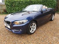 Used BMW 220 Sport Line 2015 Blue Cabriolet