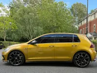 Used VW Golf VII R 2017 Yellow Hatchback