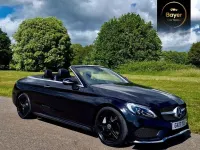 Used Mercedes C250 AMG Line Premium Plus 2017 Black Cabriolet
