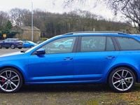Used Skoda Octavia vRS 184 HP (135 kW) 2017 Blue Estate
