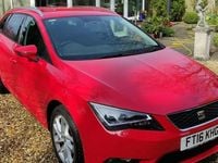 Used Seat Leon Sport 110 HP (80 kW) 2016 Red Estate