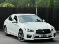 Used Infiniti Q50 Sport Tech 170 HP (125 kW) 2015 White Sedan