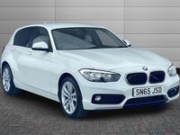 Used BMW 118 Sport Line 136 HP (100 kW) 2015 Mineral white Hatchback