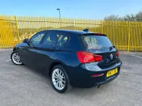 Used BMW 118 Sport Line 136 HP (100 kW) 2017 Blue Hatchback