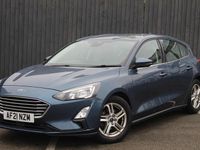 Used Ford Focus Zetec 125 HP (91 kW) 2021 Blue Hatchback