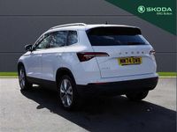 Used Skoda Karoq SE L 150 HP (110 kW) 2024 Moon white metallic SUV