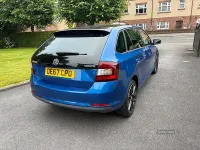 Used Skoda Rapid Sport 110 HP (80 kW) 2018 Blue Hatchback