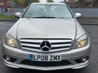Begagnad Mercedes C220 2008 Silver Sedan