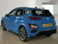 Used Hyundai Kona N Line 120 HP (88 kW) 2021 Blue SUV