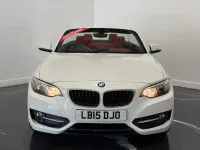 Used BMW 218 Sport Line 2015 White Cabriolet