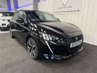 Used Peugeot 208 GT-line 100 HP (73 kW) 2022 Black Hatchback