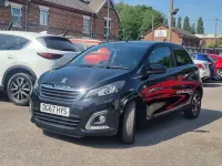 Used Peugeot 108 Allure 82 HP (60 kW) 2017 Black Hatchback