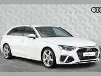 Used Audi A4 S-Line 200 HP (147 kW) 2024 White Estate
