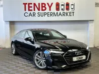 Usado Audi A7 Sportback S-Line 286 CV (210 kW) 2019 Negro Utilitario