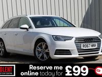 Begagnad Audi A4 Sport 187 HK (137 kW) 2017 Vit Kombi