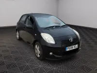 Used Toyota Yaris 87 HP (63 kW) 2008 Black Hatchback