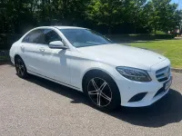 Used Mercedes C200 2018 White Sedan