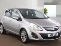 Used Vauxhall Corsa 90 HP (66 kW) 2011 Silver Hatchback