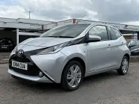 Gebraucht Toyota Aygo x-press 2014 Silber Kleinwagen