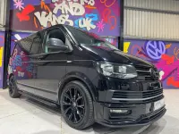 Used VW T6 Highline 140 HP (102 kW) 2016 Black Van