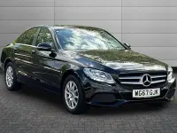 Begagnad Mercedes C200 SE 184 HK (135 kW) 2017 Svart Sedan