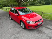 Used VW Golf VII SE 122 HP (89 kW) 2013 Red Hatchback