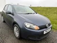 Used VW Golf VII S 105 HP (77 kW) 2012 Blue Hatchback