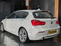 Used BMW 118 Sport Line 136 HP (100 kW) 2015 White Hatchback