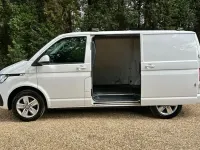 Used VW T6.1 Highline 150 HP (110 kW) 2021 White Van