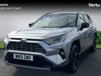 Used Toyota RAV4 Hybrid 222 HP (163 kW) 2019 Silver blade bitone SUV