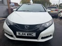 Used Honda Civic SE Plus 2014 White Hatchback