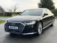 Begagnad Audi A8 S-Line 286 HK (210 kW) 2021 Svart Sedan