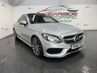 Used Mercedes C250 AMG line 204 HP (150 kW) 2016 Silver Coupe