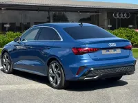 New Audi A3 S-Line 2026 Blue Sedan