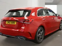 Used Mercedes A180 AMG line 116 HP (85 kW) 2019 Red Hatchback