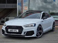 Used Audi RS5 Sportback Sport 450 HP (330 kW) 2019 White Hatchback