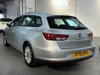Used Seat Leon SE 110 HP (80 kW) 2016 Silver Estate