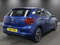 Used VW Polo Match 95 HP (69 kW) 2021 Blue Hatchback