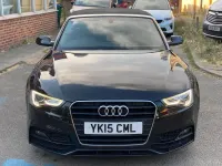 Used Audi A5 Cabriolet S-Line 177 HP (130 kW) 2015 Black Cabriolet