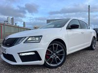 Used Skoda Octavia vRS 245 HP (180 kW) 2019 White Hatchback