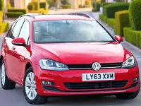 Used VW Golf VII 2013 Red Estate