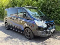 Used Ford Transit Custom Limited 125 HP (91 kW) 2014 Black Van