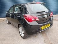Used Vauxhall Corsa Design Edition 89 HP (65 kW) 2018 Black Hatchback