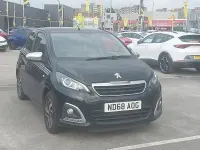 Used Peugeot 108 Collection 72 HP (52 kW) 2018 Black Hatchback