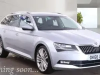 Used Skoda Superb SE L Executive 190 HP (139 kW) 2016 Silver Estate