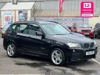 Used BMW X3 M Sport 184 HP (135 kW) 2014 Black SUV